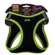Doggie Sarı 42-48 cm L Beden Havalı Dokuma Neon Serisi Küçük Irk Göğüs Tasması