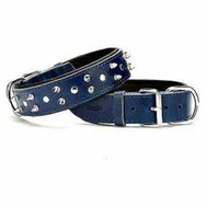 Doggie SBT-4012 Çivili Mavi Köpek Tasması