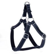 Doggie Xl 2,5x65-75 cm Siyah Konforlu Gerçek Deriden El Yapımı Ronin Model Köpek Göğüs Tasması