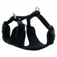 Doggie XS 1.5x35-45 cm Siyah Havalı Dokuma Köpek Göğüs Tasması