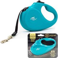 Doggie Xsmall 12 kg 3 mt Açık Mavi Master Otomatik Köpek Uzatma Tasması