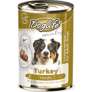Doglife Hindili Köpek 400 gr x 12 Adet Konserve