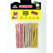 Dogmozz 50 Adet Premium Deri Kalın Burgu Stick Munchy Köpek Kemiği