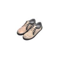 Dogo Kadın Vegan Deri Bej Never Lose Hope Tasarım Sneakers