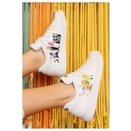 Dogo Kadın Vegan Deri Beyaz Best of Tweety and Sylvester Tasarım Sneakers
