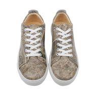 Dogo Kadın Vegan Deri Beyaz Bon Voyage Tasarım Sneakers