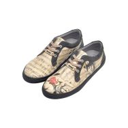 Dogo Kadın Vegan Deri Beyaz Red Fox Tasarım Sneakers