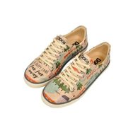 Dogo Kadın Vegan Deri Beyaz Soar the Sky Tasarım Sneakers