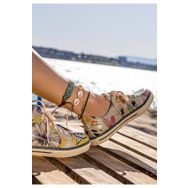 Dogo Kadın Vegan Deri Çok Renkli A Pair of Doves Tasarım Sneakers