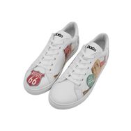Dogo Kadın Vegan Deri Çok Renkli Still Life Tasarım Sneakers
