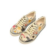 Dogo Vegan Deri Turkuaz Eye Candy&Soul Food Tasarım Kadın Sneakers