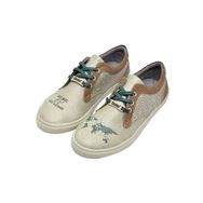 Dogo Vegan Deri Yeşil Bamboo Lover Tasarım Kadın Sneakers