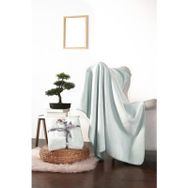 Dolce Bonita Home Basic Su Yeşili 127x155 cm Pamuklu Tv Battaniye