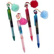 Dolphin CF-7015 Ponponlu Yılbaşı 4'lü 0.7mm Versatil Kalem Seti