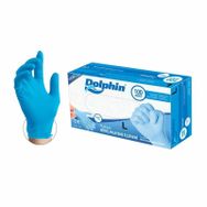 Dolphin Pudrasız Mavi L 100'lü Paket Nitril Eldiven