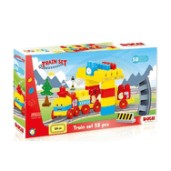 Dolu Lego Bloklar Tren Seti Eğitici Oyuncak 58 Parça