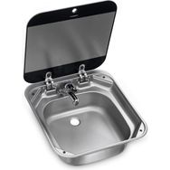Dometic SNG4244 Cam Kapaklı Kare Karavan Lavabo Eviye