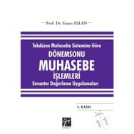 Dönem Sonu Muhasebe İşlemleri - Tekdüzen Muhasebe Sistemine Göre - Sinan Aslan