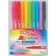 Dong-A My Color 2 Çift Uçlu 10 Renk Keçe Uçlu Kalem