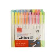 Dong-A Twinliner Çift Taraflı 24’lü Fosforlu Kalem Seti