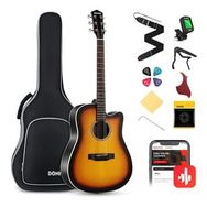 Donner EC1020 Sunburst Cutaway Akustik Gitar Paketi