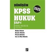 Dönüşüm KPSS Hukuk Cilt I - Kamu Hukuku Çalışma Kitabı 2020: Medeni Hukuk - Borçlar Hukuku - Ticaret Hukuku - İcra ve İflas Hukuku