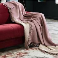 Doqu Home Mürdüm Skoç Çift Kişilik Battaniye