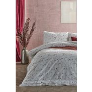 Doqu Home Ranforce Elegan Tek Kişilik Beyaz Nevresim Takımı