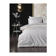 Doqu Home Zelda Nakışlı Çift King Size İndigo Nevresim Takımı