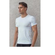 Doreanse 2566 Basic Bisiklet Yaka Beyaz Erkek T-shirt