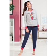 Doremi Bayan Gri L/XL Pijama Takımı