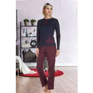 Doremi Bayan Lacivert S/M Pijama Takımı