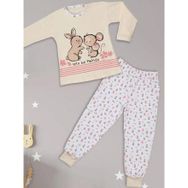 Doremi Bej Kız Çocuk Pijama Takımı
