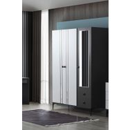 Doressa Riot Antrasit Beyaz Gardrop