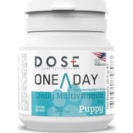 Dose One A Day Puppy Large Breed Büyük Irk Yavru Köpek Multivitamin 30 Tablet