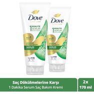 Dove 1 Minute Saç Dökülmelerine Karşı 2x170 ml Saç Kremi