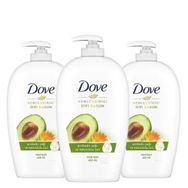 Dove 3x450 ml Nemlendirici Avokado Yağı ve Kalendula Özü Sıvı Sabun