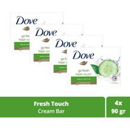 Dove Beauty Cream Bar Fresh Touch Nemlendirici Etkili 4 x 90 gr Sabun