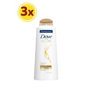Dove Besleyici Bakım 600 ml x 3 Saç Bakım Şampuanı