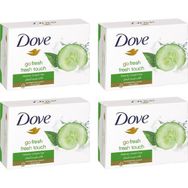 Dove Cream Bar Salatalık ve Yeşil Çay Ferahlığı 4x100 gr Katı Sabun
