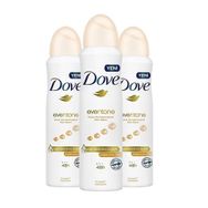 Dove Eventone 3x150 ml Kadın Deodorant Sprey
