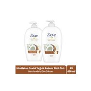 Dove Hindistan Cevizi Yağı ve Badem Sütü Özlü 2x450 ml Nemlendirici Sıvı Sabun
