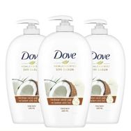 Dove Hindistan Cevizi Yağı ve Badem Sütü Özlü 3x450 ml Nemlendirici Sıvı Sabun