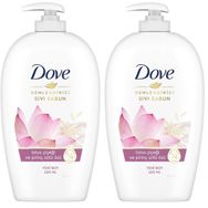 Dove Lotus Çiçeği ve Pirinç Özü 2x450 ml Sıvı Sabun