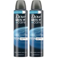 Dove Men Clean Comfort 2x150 ML Sprey Deodorant