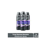 Dove Men Tıraş Sonrası Koruma Sağlayan Terleme Karşıtı 3x150 ml Sprey Deodorant