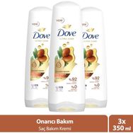 Dove Onarıcı Bakım Argan Yağı 3x350 ml Saç Kremi