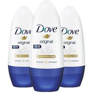 Dove Original 3x50 ml Kadın Roll-On Deodorant