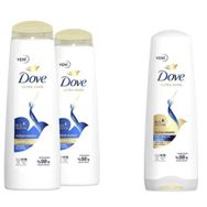 Dove Ultra Care Yoğun Onarıcı Yıpranmış Saçlar 400 ml Saç Bakım Şampuanı + Dove Ultra Care Yoğun Onarıcı Yıpranmış Saçlar 350 ml Saç Bakım Kremi