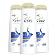 Dove Ultra Care Yoğun Onarıcı Yıpranmış Saçlar İçin 3x400 ml Saç Bakım Şampuanı